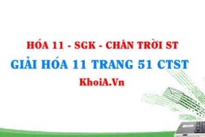 Giải Hóa 11 Chân trời Sáng tạo trang 51